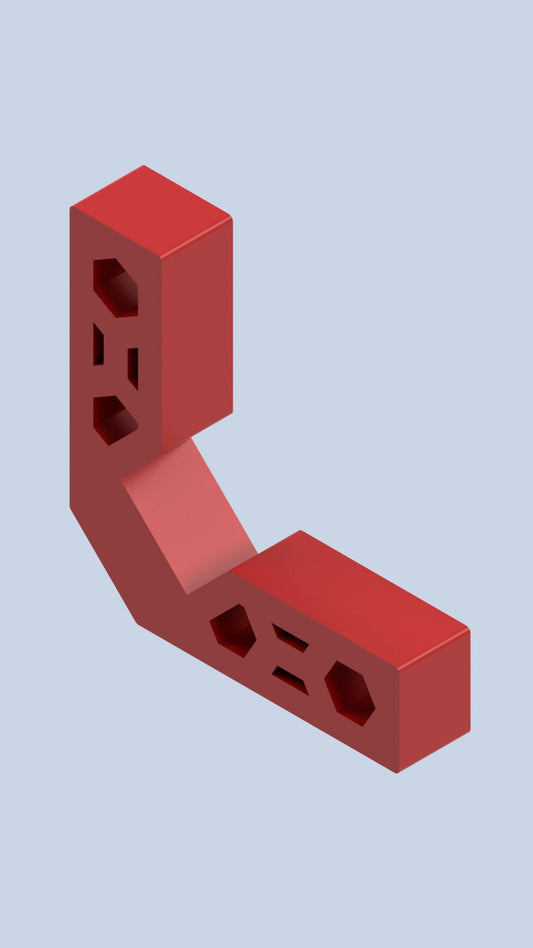 90 Degree 100mm x 30mm Clamp Brace